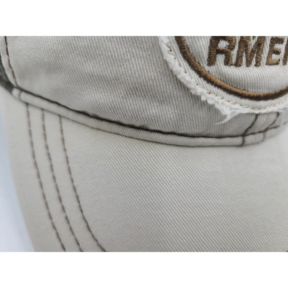 RMEF Rocky Mountain‎ Elk Foundation Camo Distressed Strapback Adjustable Hat Cap